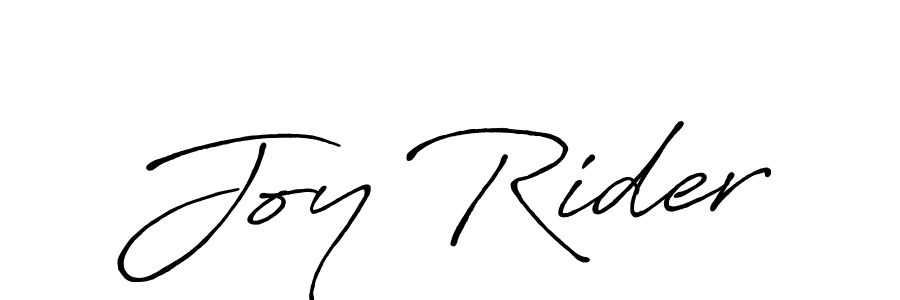 It looks lik you need a new signature style for name Joy Rider. Design unique handwritten (Antro_Vectra_Bolder) signature with our free signature maker in just a few clicks. Joy Rider signature style 7 images and pictures png