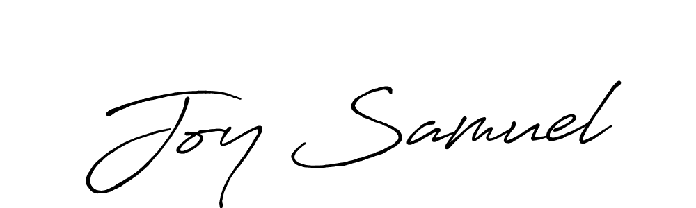 if you are searching for the best signature style for your name Joy Samuel. so please give up your signature search. here we have designed multiple signature styles  using Antro_Vectra_Bolder. Joy Samuel signature style 7 images and pictures png