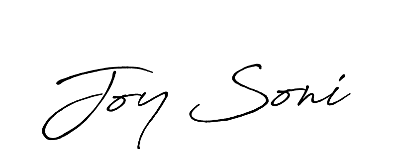 The best way (Antro_Vectra_Bolder) to make a short signature is to pick only two or three words in your name. The name Joy Soni include a total of six letters. For converting this name. Joy Soni signature style 7 images and pictures png