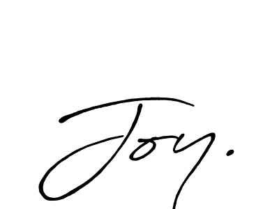 Make a beautiful signature design for name Joy.. With this signature (Antro_Vectra_Bolder) style, you can create a handwritten signature for free. Joy. signature style 7 images and pictures png