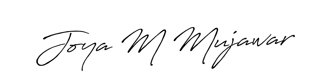 Make a short Joya M Mujawar signature style. Manage your documents anywhere anytime using Antro_Vectra_Bolder. Create and add eSignatures, submit forms, share and send files easily. Joya M Mujawar signature style 7 images and pictures png