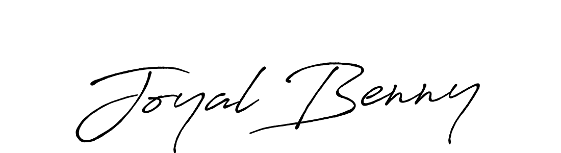 Make a beautiful signature design for name Joyal Benny. With this signature (Antro_Vectra_Bolder) style, you can create a handwritten signature for free. Joyal Benny signature style 7 images and pictures png