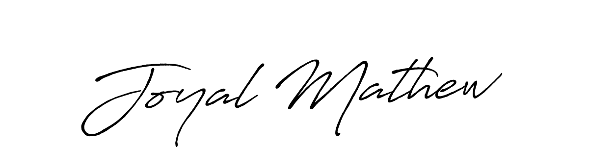 How to make Joyal Mathew name signature. Use Antro_Vectra_Bolder style for creating short signs online. This is the latest handwritten sign. Joyal Mathew signature style 7 images and pictures png