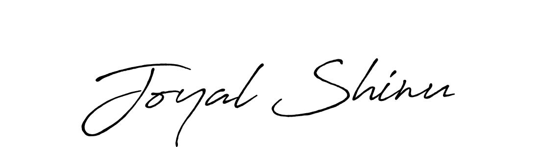 Make a beautiful signature design for name Joyal Shinu. With this signature (Antro_Vectra_Bolder) style, you can create a handwritten signature for free. Joyal Shinu signature style 7 images and pictures png