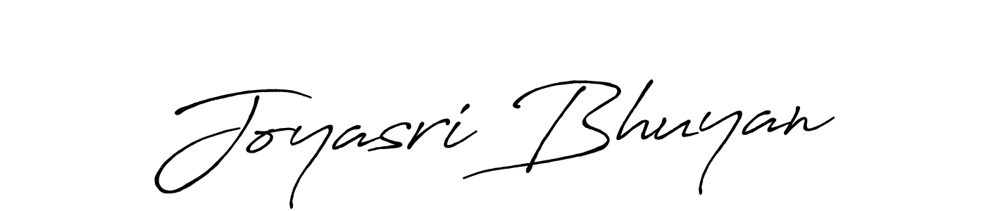 Design your own signature with our free online signature maker. With this signature software, you can create a handwritten (Antro_Vectra_Bolder) signature for name Joyasri Bhuyan. Joyasri Bhuyan signature style 7 images and pictures png