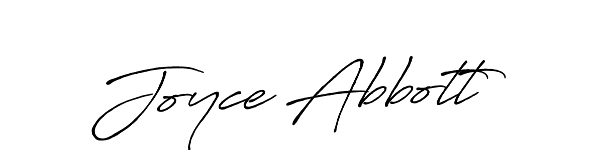 Design your own signature with our free online signature maker. With this signature software, you can create a handwritten (Antro_Vectra_Bolder) signature for name Joyce Abbott. Joyce Abbott signature style 7 images and pictures png