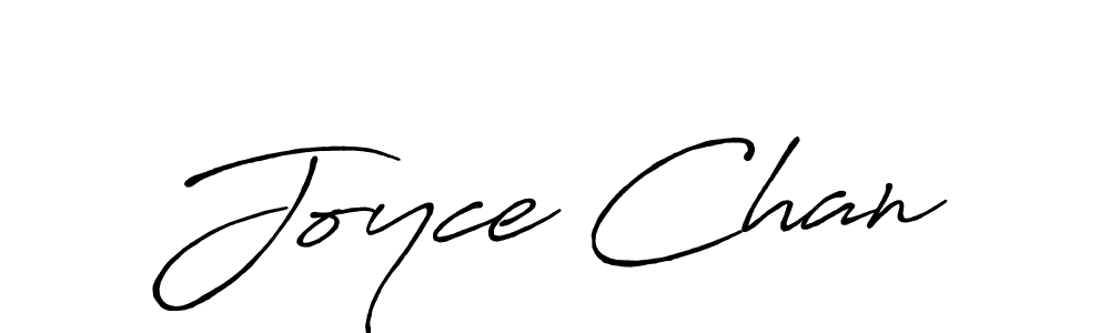 Joyce Chan stylish signature style. Best Handwritten Sign (Antro_Vectra_Bolder) for my name. Handwritten Signature Collection Ideas for my name Joyce Chan. Joyce Chan signature style 7 images and pictures png