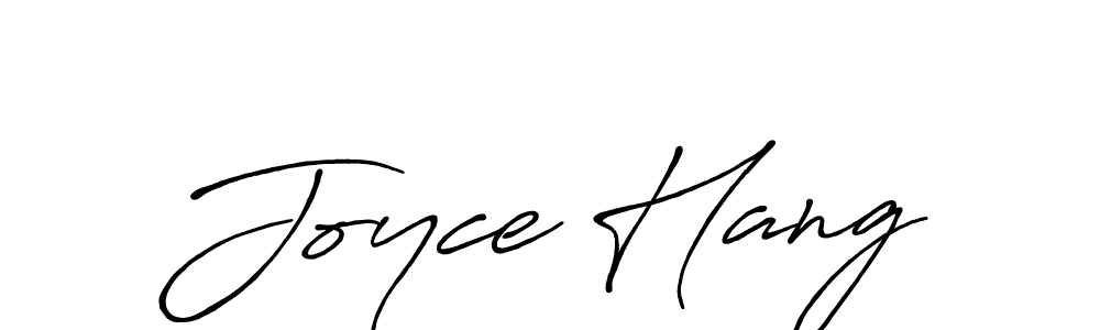 Joyce Hang stylish signature style. Best Handwritten Sign (Antro_Vectra_Bolder) for my name. Handwritten Signature Collection Ideas for my name Joyce Hang. Joyce Hang signature style 7 images and pictures png