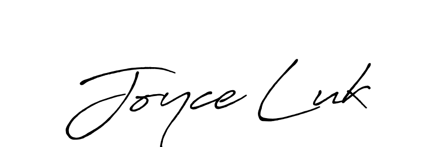 Create a beautiful signature design for name Joyce Luk. With this signature (Antro_Vectra_Bolder) fonts, you can make a handwritten signature for free. Joyce Luk signature style 7 images and pictures png