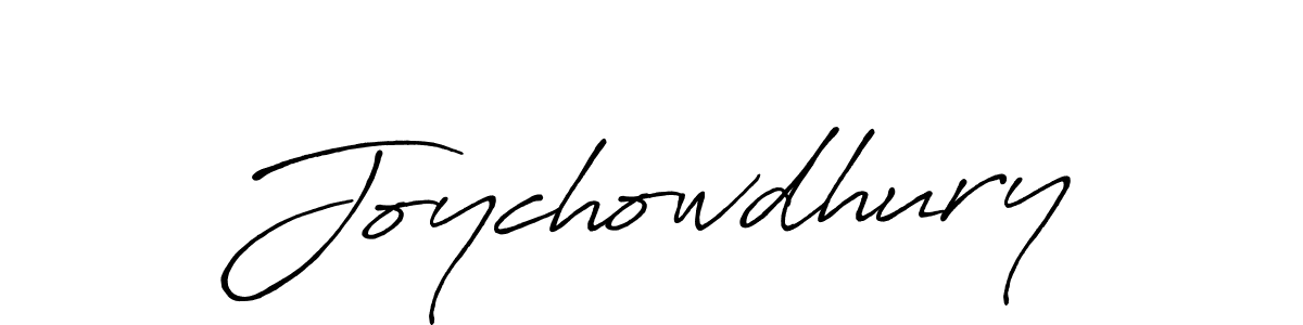 How to make Joychowdhury name signature. Use Antro_Vectra_Bolder style for creating short signs online. This is the latest handwritten sign. Joychowdhury signature style 7 images and pictures png