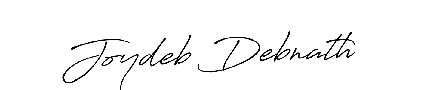 Create a beautiful signature design for name Joydeb Debnath. With this signature (Antro_Vectra_Bolder) fonts, you can make a handwritten signature for free. Joydeb Debnath signature style 7 images and pictures png