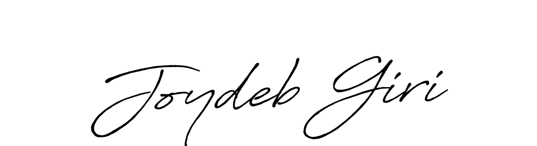 How to make Joydeb Giri name signature. Use Antro_Vectra_Bolder style for creating short signs online. This is the latest handwritten sign. Joydeb Giri signature style 7 images and pictures png