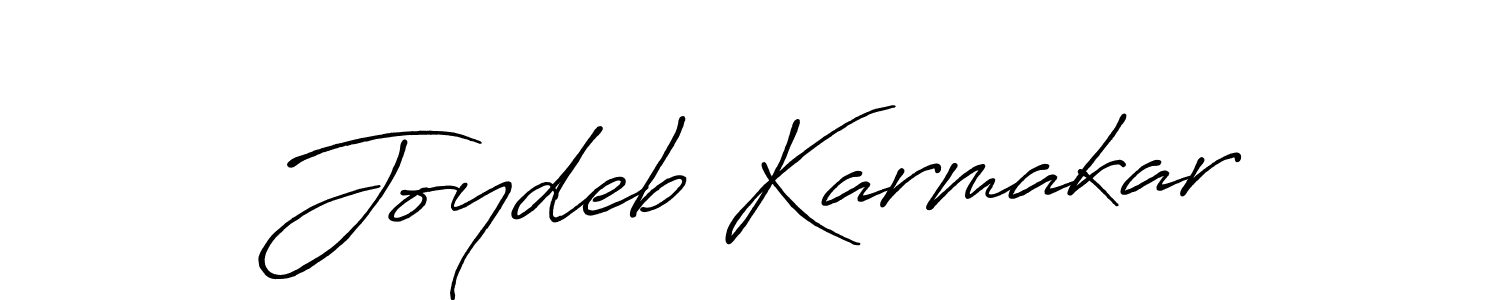 Also we have Joydeb Karmakar name is the best signature style. Create professional handwritten signature collection using Antro_Vectra_Bolder autograph style. Joydeb Karmakar signature style 7 images and pictures png