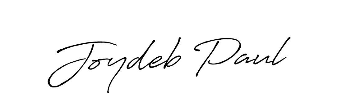 How to make Joydeb Paul name signature. Use Antro_Vectra_Bolder style for creating short signs online. This is the latest handwritten sign. Joydeb Paul signature style 7 images and pictures png