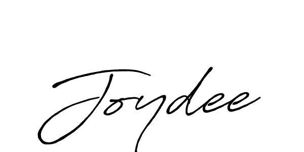 How to make Joydee signature? Antro_Vectra_Bolder is a professional autograph style. Create handwritten signature for Joydee name. Joydee signature style 7 images and pictures png