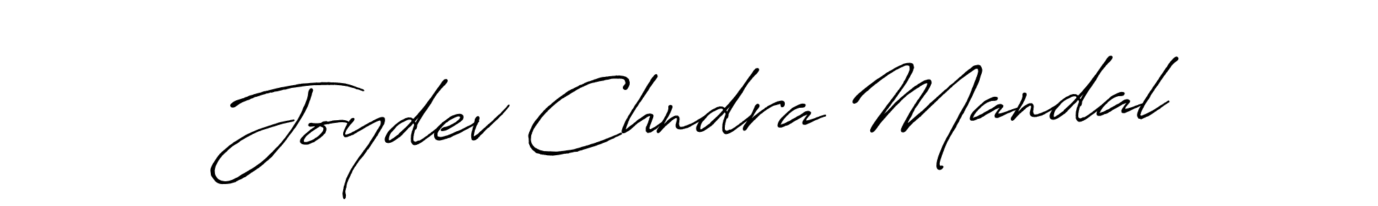 Design your own signature with our free online signature maker. With this signature software, you can create a handwritten (Antro_Vectra_Bolder) signature for name Joydev Chndra Mandal. Joydev Chndra Mandal signature style 7 images and pictures png