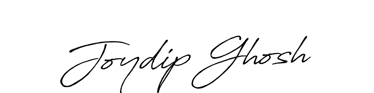 Create a beautiful signature design for name Joydip Ghosh. With this signature (Antro_Vectra_Bolder) fonts, you can make a handwritten signature for free. Joydip Ghosh signature style 7 images and pictures png