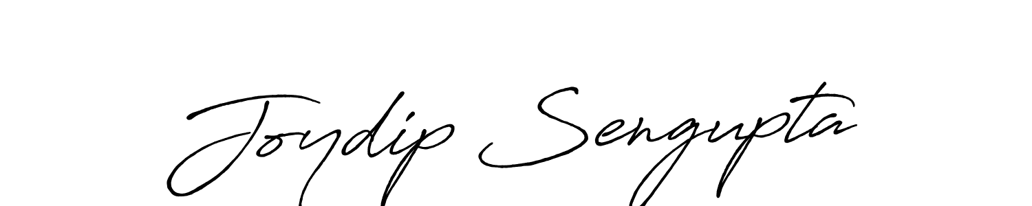 Joydip Sengupta stylish signature style. Best Handwritten Sign (Antro_Vectra_Bolder) for my name. Handwritten Signature Collection Ideas for my name Joydip Sengupta. Joydip Sengupta signature style 7 images and pictures png