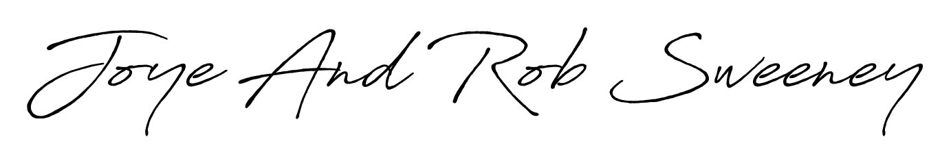 Use a signature maker to create a handwritten signature online. With this signature software, you can design (Antro_Vectra_Bolder) your own signature for name Joye And Rob Sweeney. Joye And Rob Sweeney signature style 7 images and pictures png