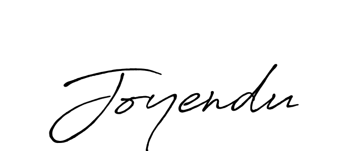 Use a signature maker to create a handwritten signature online. With this signature software, you can design (Antro_Vectra_Bolder) your own signature for name Joyendu. Joyendu signature style 7 images and pictures png