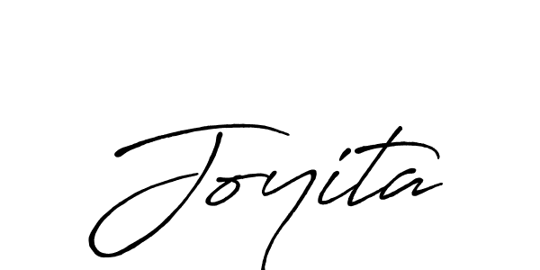 Use a signature maker to create a handwritten signature online. With this signature software, you can design (Antro_Vectra_Bolder) your own signature for name Joyita. Joyita signature style 7 images and pictures png