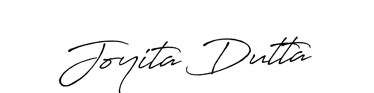 Design your own signature with our free online signature maker. With this signature software, you can create a handwritten (Antro_Vectra_Bolder) signature for name Joyita Dutta. Joyita Dutta signature style 7 images and pictures png