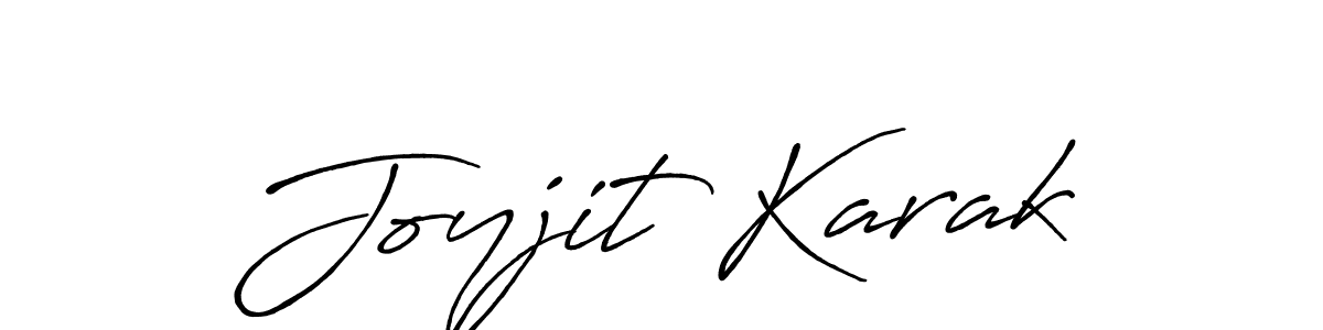 You should practise on your own different ways (Antro_Vectra_Bolder) to write your name (Joyjit Karak) in signature. don't let someone else do it for you. Joyjit Karak signature style 7 images and pictures png