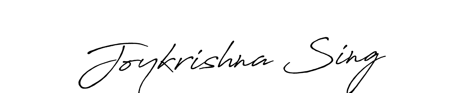 You can use this online signature creator to create a handwritten signature for the name Joykrishna Sing. This is the best online autograph maker. Joykrishna Sing signature style 7 images and pictures png