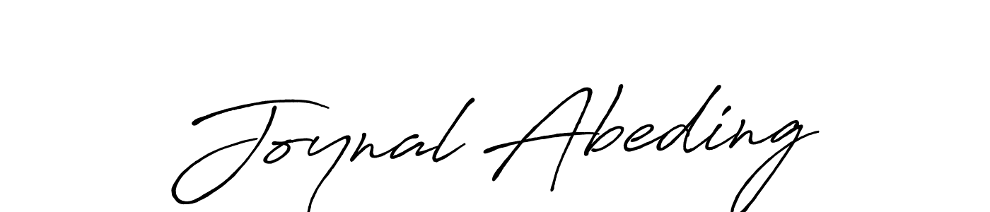 How to make Joynal Abeding name signature. Use Antro_Vectra_Bolder style for creating short signs online. This is the latest handwritten sign. Joynal Abeding signature style 7 images and pictures png