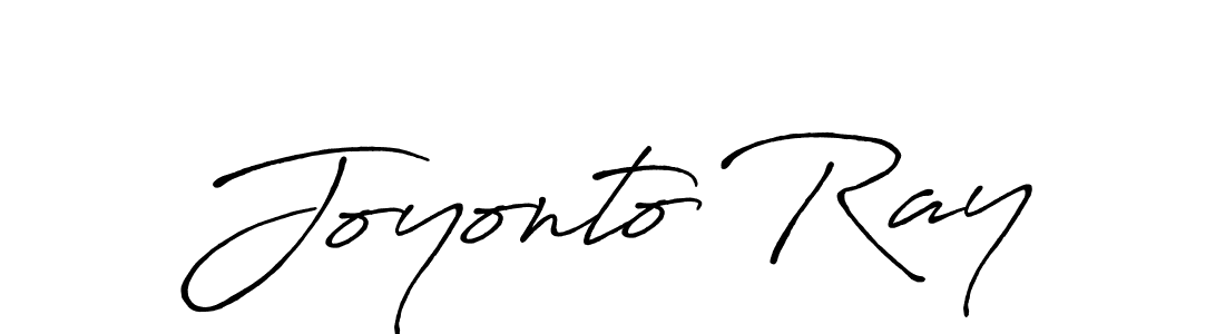 How to make Joyonto Ray signature? Antro_Vectra_Bolder is a professional autograph style. Create handwritten signature for Joyonto Ray name. Joyonto Ray signature style 7 images and pictures png