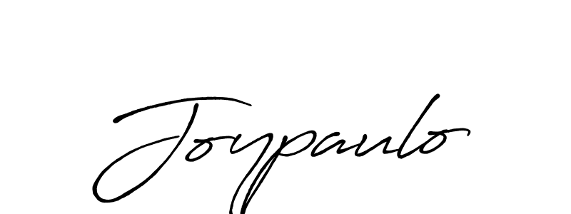 Create a beautiful signature design for name Joypaulo. With this signature (Antro_Vectra_Bolder) fonts, you can make a handwritten signature for free. Joypaulo signature style 7 images and pictures png