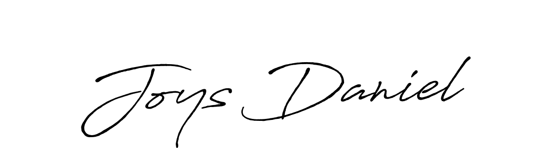 Joys Daniel stylish signature style. Best Handwritten Sign (Antro_Vectra_Bolder) for my name. Handwritten Signature Collection Ideas for my name Joys Daniel. Joys Daniel signature style 7 images and pictures png