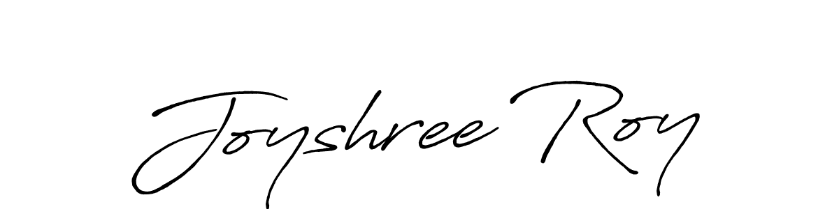 Joyshree Roy stylish signature style. Best Handwritten Sign (Antro_Vectra_Bolder) for my name. Handwritten Signature Collection Ideas for my name Joyshree Roy. Joyshree Roy signature style 7 images and pictures png