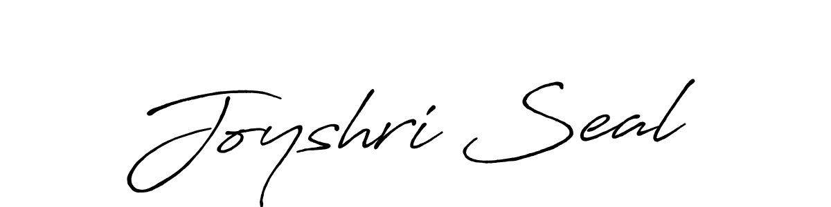 How to make Joyshri Seal name signature. Use Antro_Vectra_Bolder style for creating short signs online. This is the latest handwritten sign. Joyshri Seal signature style 7 images and pictures png