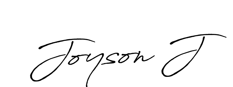 Make a beautiful signature design for name Joyson J. With this signature (Antro_Vectra_Bolder) style, you can create a handwritten signature for free. Joyson J signature style 7 images and pictures png