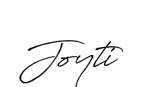 How to make Joyti signature? Antro_Vectra_Bolder is a professional autograph style. Create handwritten signature for Joyti name. Joyti signature style 7 images and pictures png