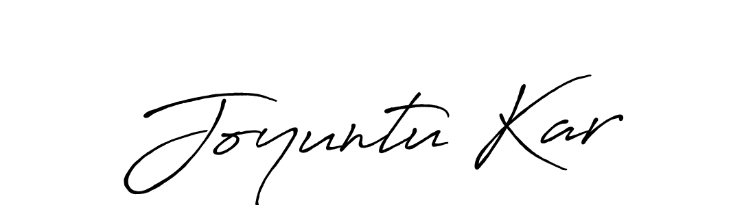 It looks lik you need a new signature style for name Joyuntu Kar. Design unique handwritten (Antro_Vectra_Bolder) signature with our free signature maker in just a few clicks. Joyuntu Kar signature style 7 images and pictures png