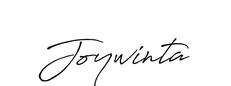 Use a signature maker to create a handwritten signature online. With this signature software, you can design (Antro_Vectra_Bolder) your own signature for name Joywinta. Joywinta signature style 7 images and pictures png