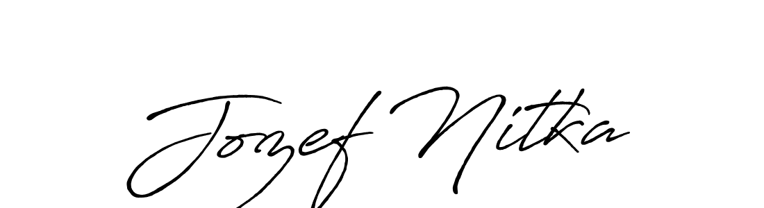 if you are searching for the best signature style for your name Jozef Nitka. so please give up your signature search. here we have designed multiple signature styles  using Antro_Vectra_Bolder. Jozef Nitka signature style 7 images and pictures png