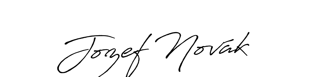 if you are searching for the best signature style for your name Jozef Novák. so please give up your signature search. here we have designed multiple signature styles  using Antro_Vectra_Bolder. Jozef Novák signature style 7 images and pictures png