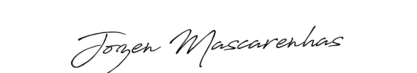 Make a beautiful signature design for name Jozen Mascarenhas. Use this online signature maker to create a handwritten signature for free. Jozen Mascarenhas signature style 7 images and pictures png