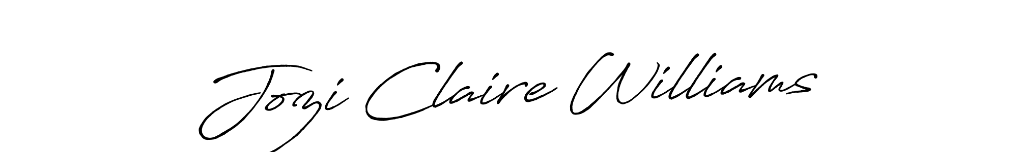 This is the best signature style for the Jozi Claire Williams name. Also you like these signature font (Antro_Vectra_Bolder). Mix name signature. Jozi Claire Williams signature style 7 images and pictures png