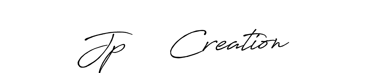 How to make Jp     Creation name signature. Use Antro_Vectra_Bolder style for creating short signs online. This is the latest handwritten sign. Jp     Creation signature style 7 images and pictures png