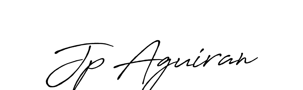 This is the best signature style for the Jp Aguiran name. Also you like these signature font (Antro_Vectra_Bolder). Mix name signature. Jp Aguiran signature style 7 images and pictures png