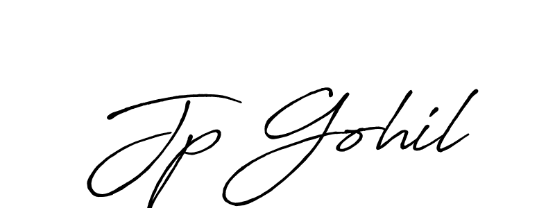 Similarly Antro_Vectra_Bolder is the best handwritten signature design. Signature creator online .You can use it as an online autograph creator for name Jp Gohil. Jp Gohil signature style 7 images and pictures png
