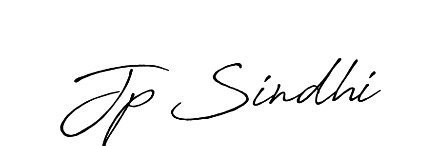 Design your own signature with our free online signature maker. With this signature software, you can create a handwritten (Antro_Vectra_Bolder) signature for name Jp Sindhi. Jp Sindhi signature style 7 images and pictures png
