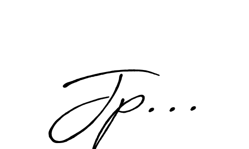 Use a signature maker to create a handwritten signature online. With this signature software, you can design (Antro_Vectra_Bolder) your own signature for name Jp.... Jp... signature style 7 images and pictures png