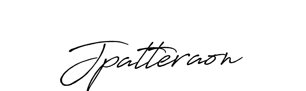 Design your own signature with our free online signature maker. With this signature software, you can create a handwritten (Antro_Vectra_Bolder) signature for name Jpatteraon. Jpatteraon signature style 7 images and pictures png