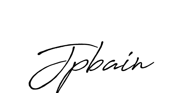Make a beautiful signature design for name Jpbain. With this signature (Antro_Vectra_Bolder) style, you can create a handwritten signature for free. Jpbain signature style 7 images and pictures png