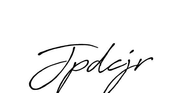 Make a beautiful signature design for name Jpdcjr. With this signature (Antro_Vectra_Bolder) style, you can create a handwritten signature for free. Jpdcjr signature style 7 images and pictures png